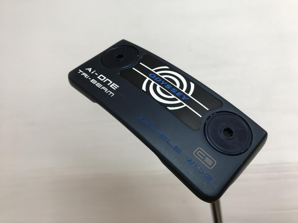 【中古】オデッセイ Ai-ONE TRI-BEAM DOUBLE WIDE CS パター 33.0インチ ヘッドカバーあり オリジナルスチール Bランク 右利き用 ODYSSEY ゴルフクラブ ゴルフドゥ ゴルフ用品 GOLF DO 中古ゴルフクラブ｜ゴルフ ドゥ 中古クラブ店