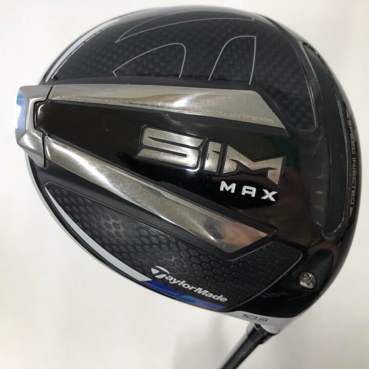 【中古】テーラーメイド SIM MAX ドライバー 10.5° SRフレックス 45.0インチ ヘッドカバーあり Speeder 569EVOLUTION 4 リシャフト品 Cランク 右利き用 Taylormade ゴルフクラブ シムマックス ゴルフドゥ|ゴルフ ドゥ 中古クラブ店