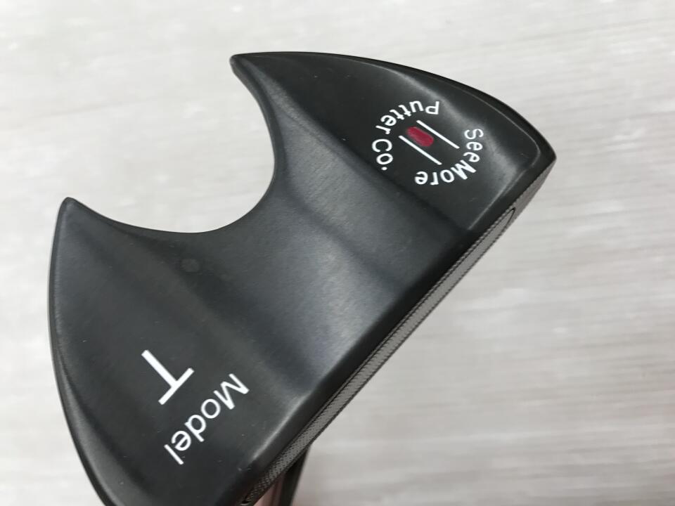 【中古】シーモア Black Model T ストレート パター 34.0インチ ヘッドカバーあり オリジナルスチール Cランク 右利き用 SeeMore ゴルフクラブ ゴルフドゥ ゴルフ用品 GOLF DO 中古ゴルフクラブ|ゴルフ ドゥ 中古クラブ店