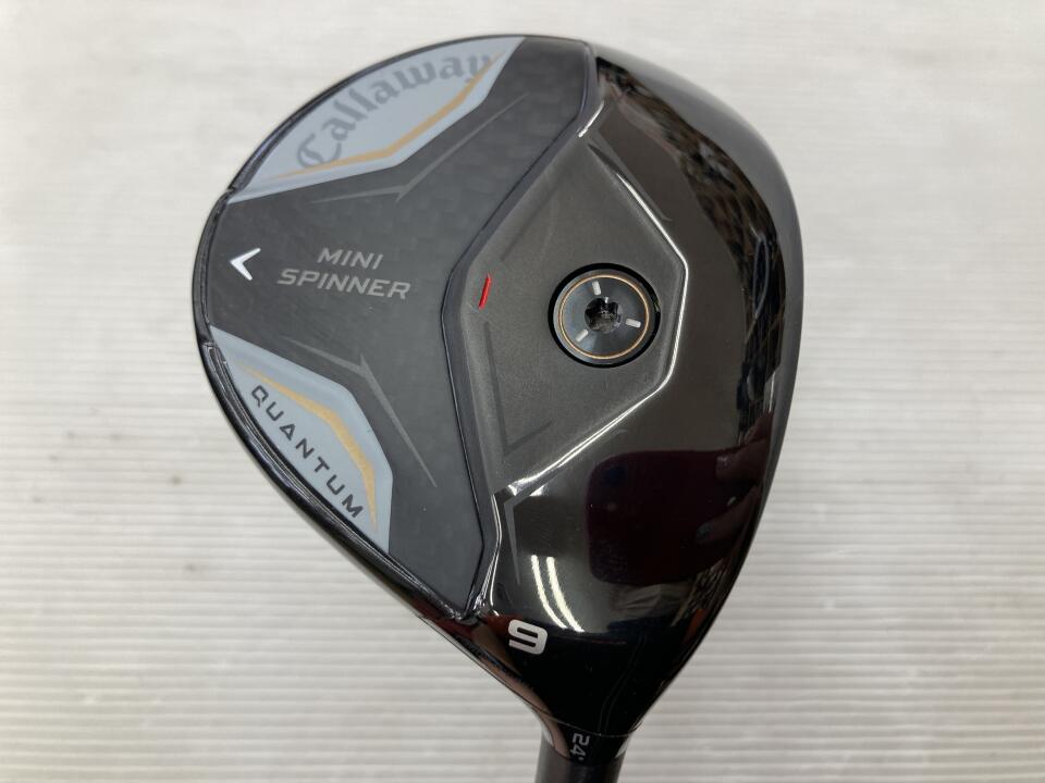 【中古】キャロウェイ QUANTUM MINI SPINNER フェアウェイウッド 9W 24&deg; Sフレックス 40.75インチ ヘッドカバーあり ATHLEMAX 60 for Callaway Cランク 右利き用 Callaway ゴルフクラブ クオンタムミニ ゴルフ｜ゴルフ ドゥ 中古クラブ店 55,760円