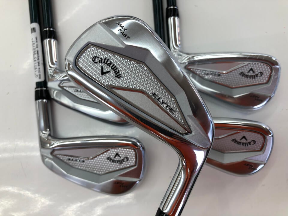 【中古】キャロウェイ ELYTE MAX FAST アイアンセット Rフレックス 37.5インチ LIN-Q GREEN 40 for Callaway Bランク 右利き用 Callaway ゴルフクラブ エリートマックスファスト ゴルフドゥ ゴルフ用品 GOLF DO｜ゴルフ ドゥ 中古クラブ店