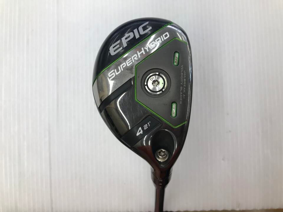 【中古】キャロウェイ EPIC SUPER HYBRID ユーティリティ 21° Rフレックス 40.0インチ ヘッドカバーあり MCH 70 リシャフト品 Cランク 右利き用 Callaway ゴルフクラブ エピックスーパーハイブリッド|ゴルフ ドゥ 中古クラブ店
