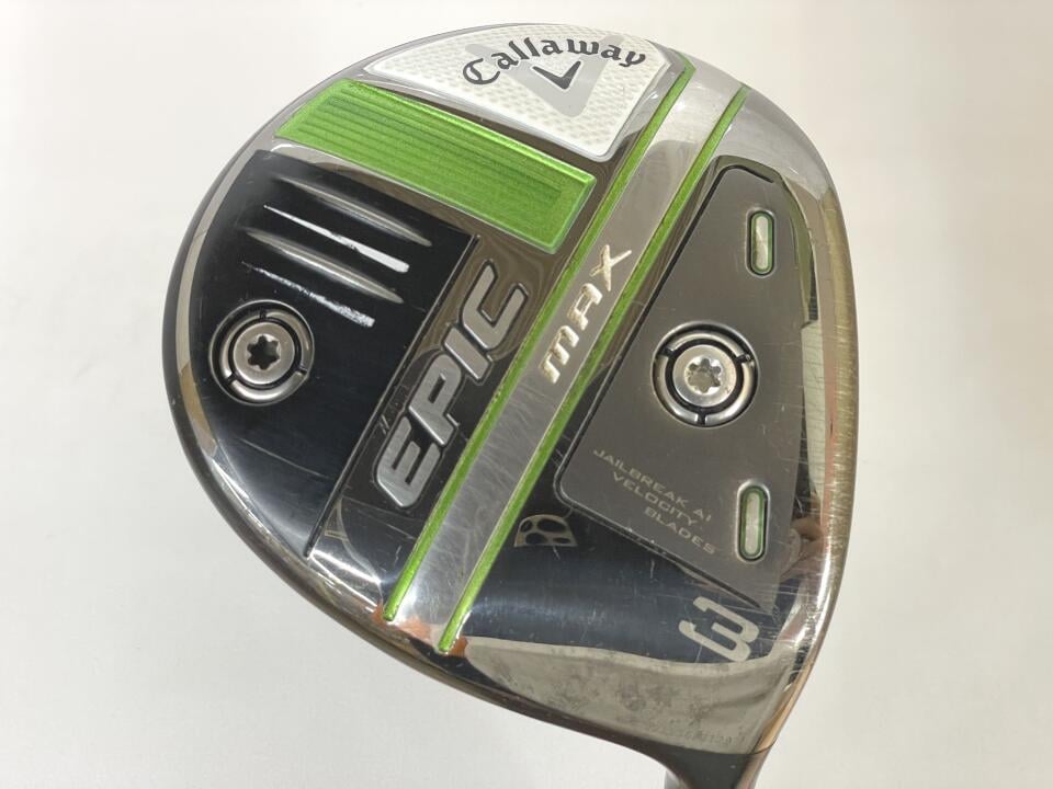 【中古】キャロウェイ EPIC MAX フェアウェイウッド 3W 15° Rフレックス 43.0インチ ATTAS 11 5 リシャフト品 Dランク 右利き用 Callaway ゴルフクラブ エピックマックス ゴルフドゥ ゴルフ用品 GOLF DO|ゴルフ ドゥ 中古クラブ店