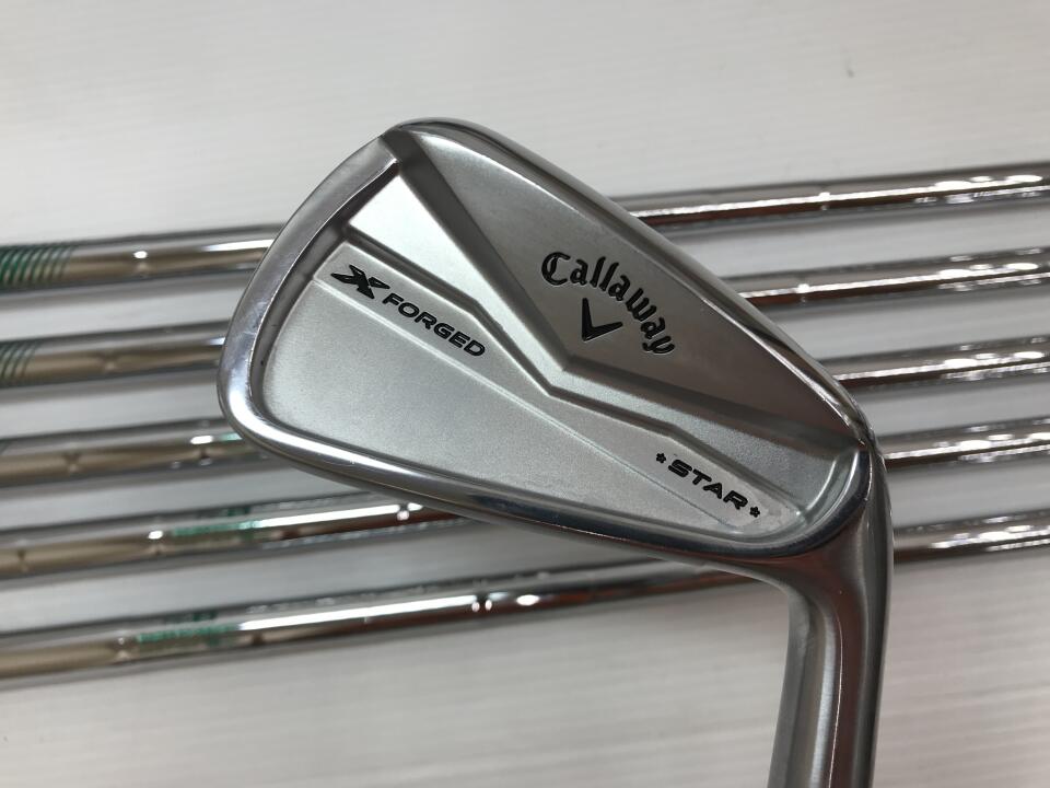 【中古】キャロウェイ X FORGED STAR 2024 アイアンセット 23&deg; Sフレックス 38.0インチ NSプロ950GH neo Cランク 右利き用 Callaway ゴルフクラブ エックスフォージドスター2024 ゴルフドゥ ゴルフ用品 GOLF｜ゴルフ ドゥ 中古クラブ店