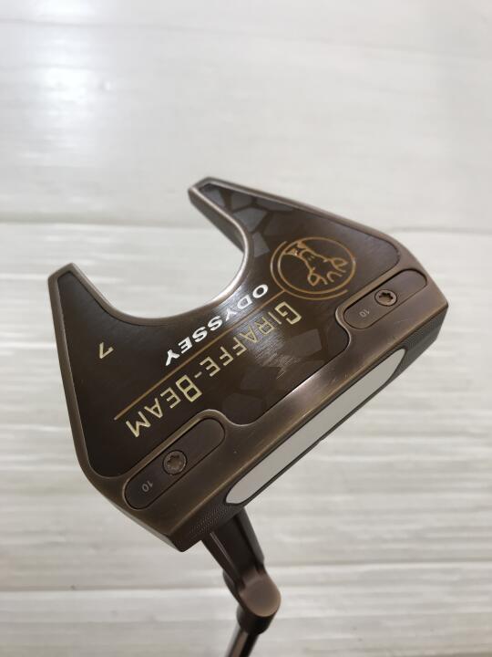 【中古】オデッセイ GIRAFFE-BEAM #7 パター 33.0インチ ヘッドカバーあり オリジナルスチール Bランク 右利き用 ODYSSEY ゴルフクラブ ゴルフドゥ ゴルフ用品 GOLF DO 中古ゴルフクラブ｜ゴルフ ドゥ 中古クラブ店