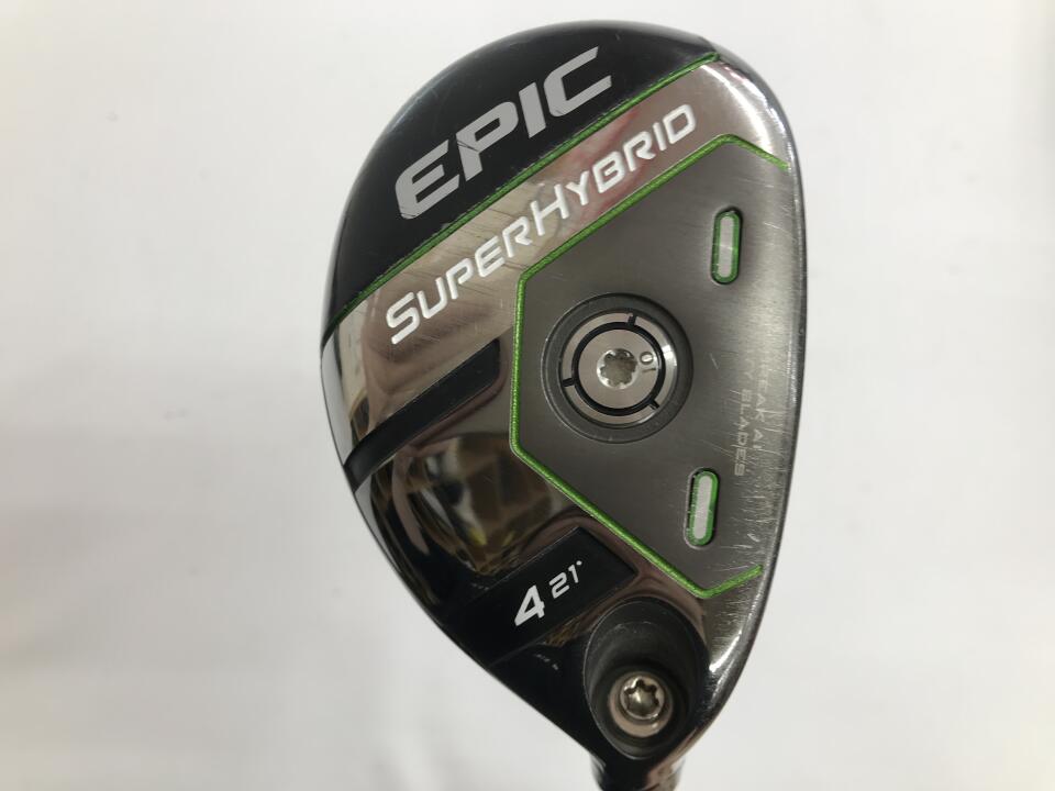 【中古】キャロウェイ EPIC SUPER HYBRID ユーティリティ 21&deg; Sフレックス 39.5インチ ヘッドカバーあり Fujikura MC 70 for Callaway Dランク 右利き用 Callaway ゴルフクラブ エピックスーパーハイブリッド｜ゴルフ ドゥ 中古クラブ店