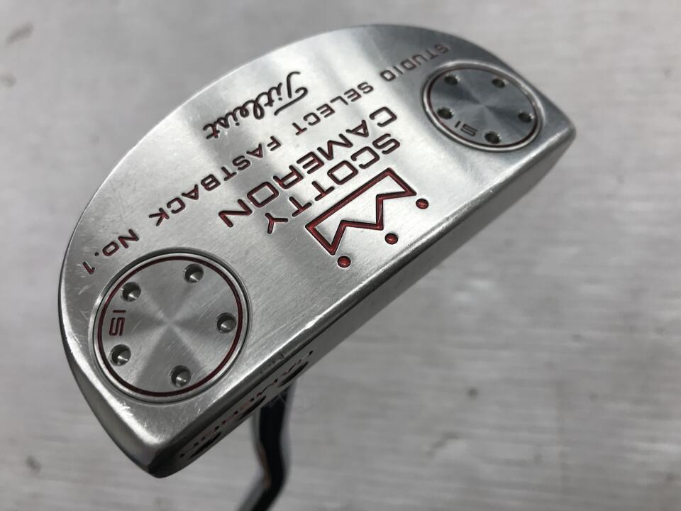 【中古】タイトリスト SC スタジオセレクト ファストバック パター 34.0インチ ヘッドカバーあり オリジナルスチール Cランク 右利き用 Titleist ゴルフクラブ ゴルフドゥ ゴルフ用品 GOLF DO 中|ゴルフ ドゥ 中古クラブ店