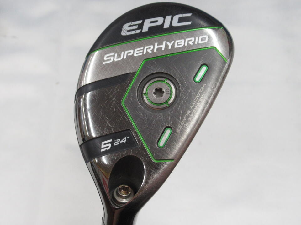 【中古】キャロウェイ EPIC SUPER HYBRID ユーティリティ 24° Rフレックス 39.376インチ ヘッドカバーあり Diamana 55 for Callaway Dランク 右利き用 Callaway ゴルフクラブ エピックスーパーハイブリッド|ゴルフ ドゥ 中古クラブ店