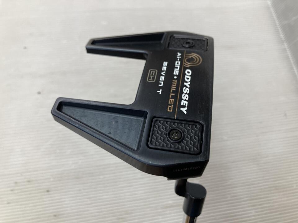 【中古】オデッセイ Ai-ONE MILLED SEVEN T CH パター 35.5インチ ヘッドカバーあり オリジナルスチール Cランク 右利き用 ODYSSEY ゴルフクラブ ゴルフドゥ ゴルフ用品 GOLF DO 中古ゴルフクラブ｜ゴルフ ドゥ 中古クラブ店