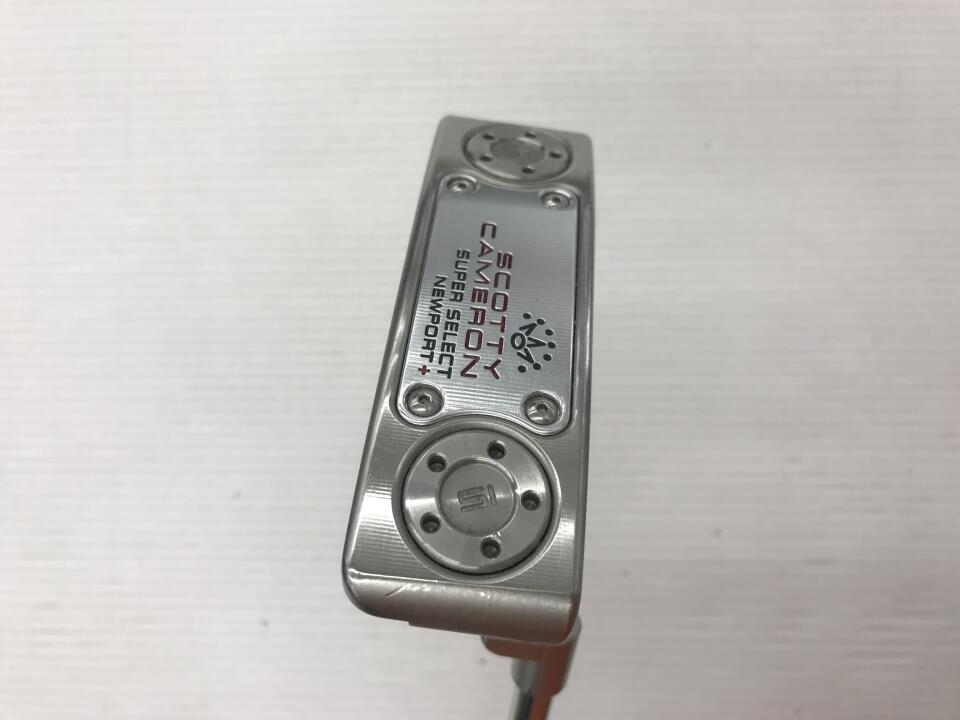 【中古】タイトリスト SC SUPER SELECT NEWPORT+ パター 34.0インチ オリジナルスチール Cランク 右利き用 Titleist ゴルフクラブ スコッティキャメロン スーパーセレクト ニューポートプラス ゴルフ｜ゴルフ ドゥ 中古クラブ店