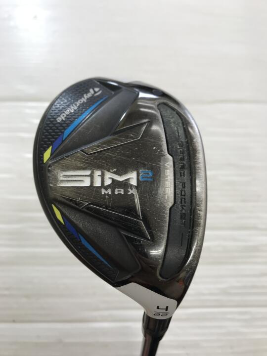 【中古】テーラーメイド SIM2 MAX ユーティリティ 22° Rフレックス 39.75インチ ヘッドカバーあり TENSEI BLUE TM60(SIM2) Dランク 右利き用 Taylormade ゴルフクラブ シム2マックス ゴルフドゥ ゴルフ用品|ゴルフ ドゥ 中古クラブ店
