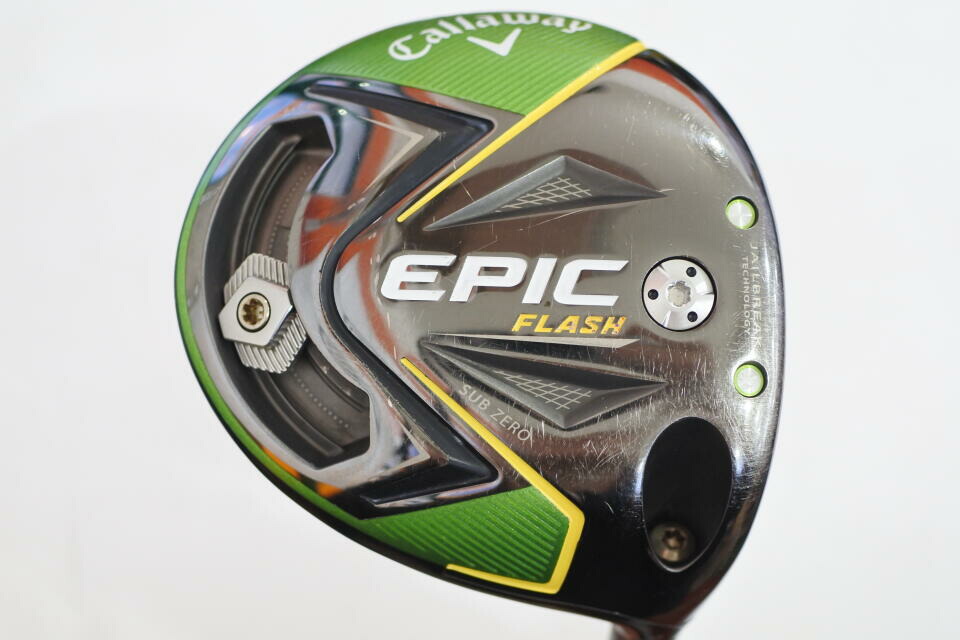【中古】キャロウェイ EPIC FLASH SUB ZERO ドライバー 9&deg; Sフレックス 45.75インチ ATTAS ５GoGo 6 リシャフト品 Cランク 右利き用 Callaway ゴルフクラブ エピックフラッシュサブゼロ ゴルフドゥ ゴルフ｜ゴルフ ドゥ 中古クラブ店