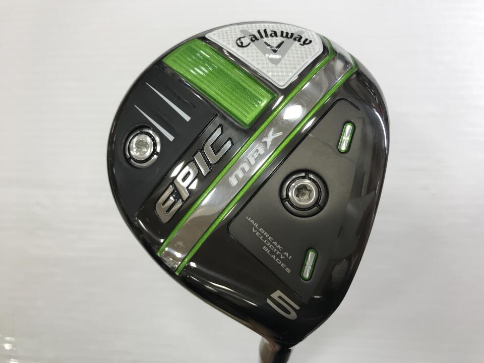 【中古】キャロウェイ EPIC MAX フェアウェイウッド 5W 18° Rフレックス 42.25インチ Diamana 40 for Callaway(EPIC MAX) Cランク 右利き用 Callaway ゴルフクラブ エピックマックス ゴルフドゥ ゴルフ用品 GOLF|ゴルフ ドゥ 中古クラブ店