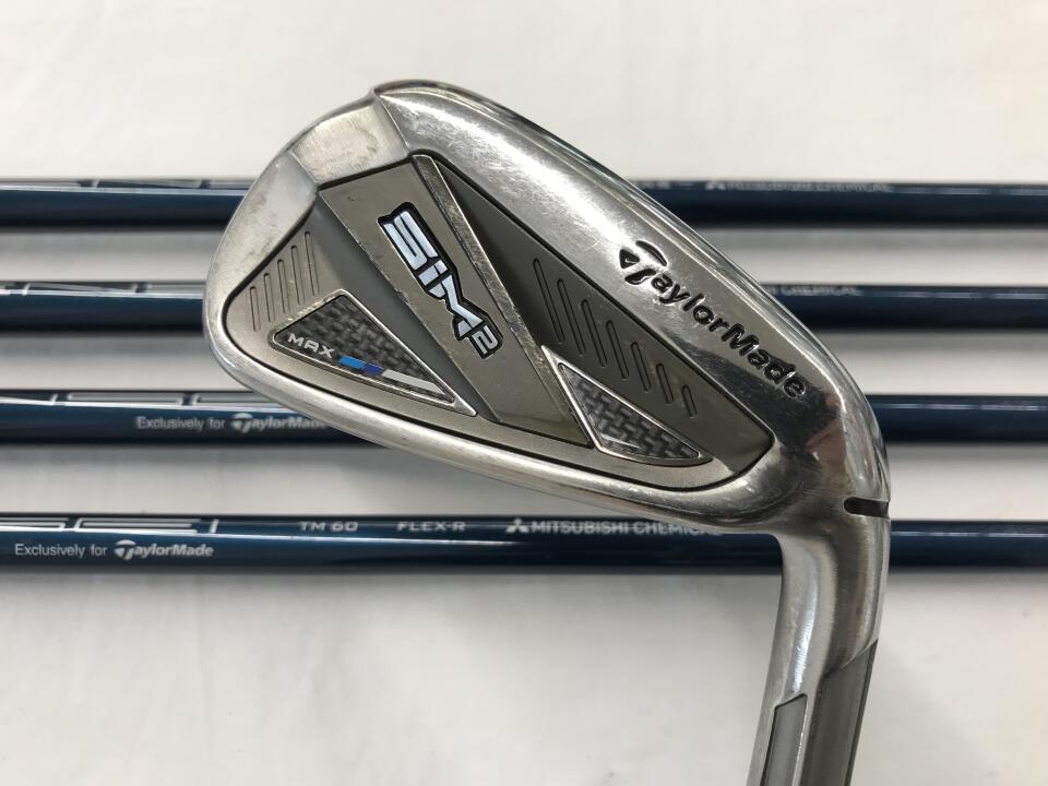 【中古】テーラーメイド SIM2 MAX アイアンセット Rフレックス 37.75インチ TENSEI BLUE TM60(SIM2) Cランク 右利き用 Taylormade ゴルフクラブ シム2マックス ゴルフドゥ ゴルフ用品 GOLF DO 中古ゴルフクラ|ゴルフ ドゥ 中古クラブ店
