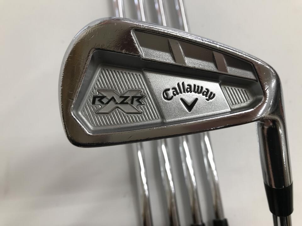 【中古】キャロウェイ RAZR X FORGED アイアンセット S300フレックス 37.5インチ ダイナミックゴールド Dランク 右利き用 Callaway ゴルフクラブ ゴルフドゥ ゴルフ用品 GOLF DO 中古ゴルフクラブ｜ゴルフ ドゥ 中古クラブ店