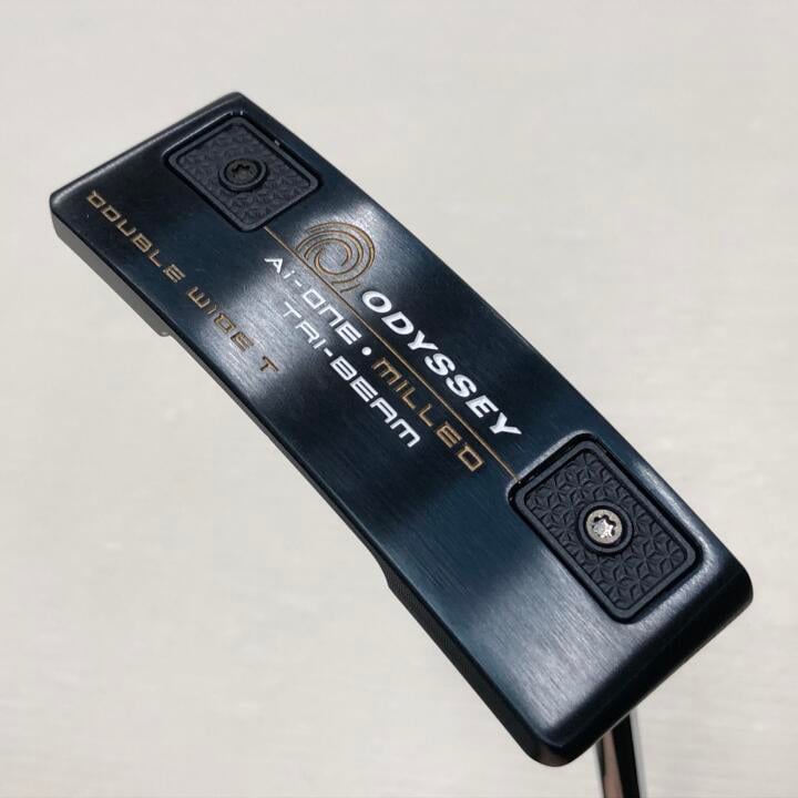 【中古】オデッセイ Ai-ONE MILLED TRI-BEAM DOUBLE WIDE T パター 34.0インチ ヘッドカバーあり オリジナルスチール Cランク 右利き用 ODYSSEY ゴルフクラブ ゴルフドゥ ゴルフ用品 GOLF DO 中古ゴルフクラ｜ゴルフ ドゥ 中古クラブ店 27,942円
