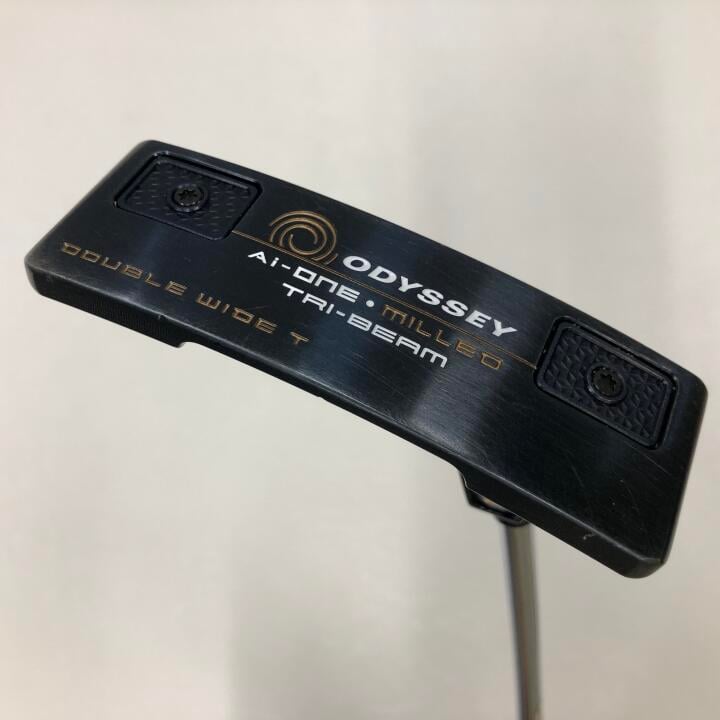 【中古】オデッセイ Ai-ONE MILLED TRI-BEAM DOUBLE WIDE T パター 34.0インチ オリジナルスチール Cランク 右利き用 ODYSSEY ゴルフクラブ ゴルフドゥ ゴルフ用品 GOLF DO 中古ゴルフクラブ|ゴルフ ドゥ 中古クラブ店