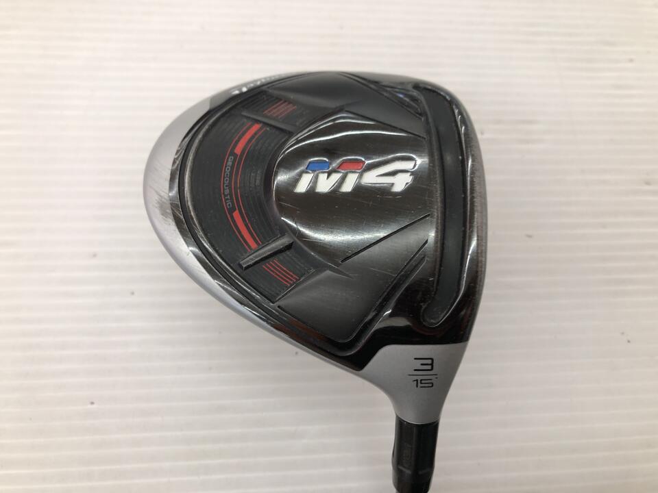 【中古】テーラーメイド M4 フェアウェイウッド 3W 15° Sフレックス 43.0インチ ヘッドカバーあり ツア-AD VR-6 リシャフト品 Dランク 右利き用 Taylormade ゴルフクラブ ゴルフドゥ ゴルフ用品 GOLF|ゴルフ ドゥ 中古クラブ店