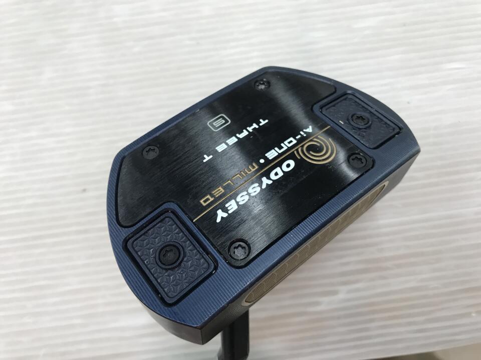 【中古】オデッセイ Ai-ONE MILLED THREE T パター 34.0インチ オリジナルスチール Cランク 右利き用 ODYSSEY ゴルフクラブ ゴルフドゥ ゴルフ用品 GOLF DO 中古ゴルフクラブ|ゴルフ ドゥ 中古クラブ店