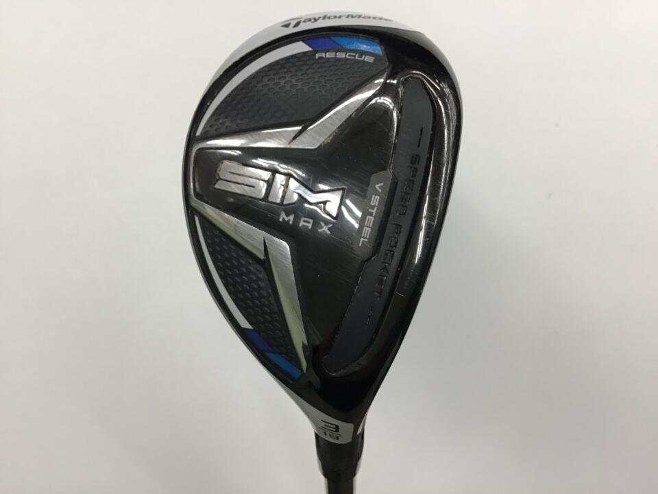 【中古】テーラーメイド SIM MAX ユーティリティ 19&deg; Sフレックス 40.5インチ ヘッドカバーあり TENSEI BLUE TM60 Dランク 右利き用 Taylormade ゴルフクラブ シムマックス ゴルフドゥ ゴルフ用品 GOLF DO｜ゴルフ ドゥ 中古クラブ店