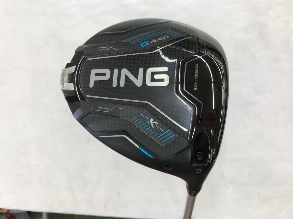【中古】ピン G440 K ドライバー 9° Sフレックス 45.25インチ ヘッドカバーあり ATTAS DAAAS 5 リシャフト品 Cランク 右利き用 PING ゴルフクラブ ゴルフドゥ ゴルフ用品 GOLF DO 中古ゴルフクラブ|ゴルフ ドゥ 中古クラブ店