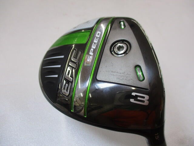 【中古】キャロウェイ EPIC SPEED フェアウェイウッド 3W 15° Sフレックス 42.75インチ Speeder EVOLUTION 7 FW60 Cランク 右利き用 Callaway ゴルフクラブ エピックスピード ゴルフドゥ ゴルフ用品 GOLF DO 中|ゴルフ ドゥ 中古クラブ店
