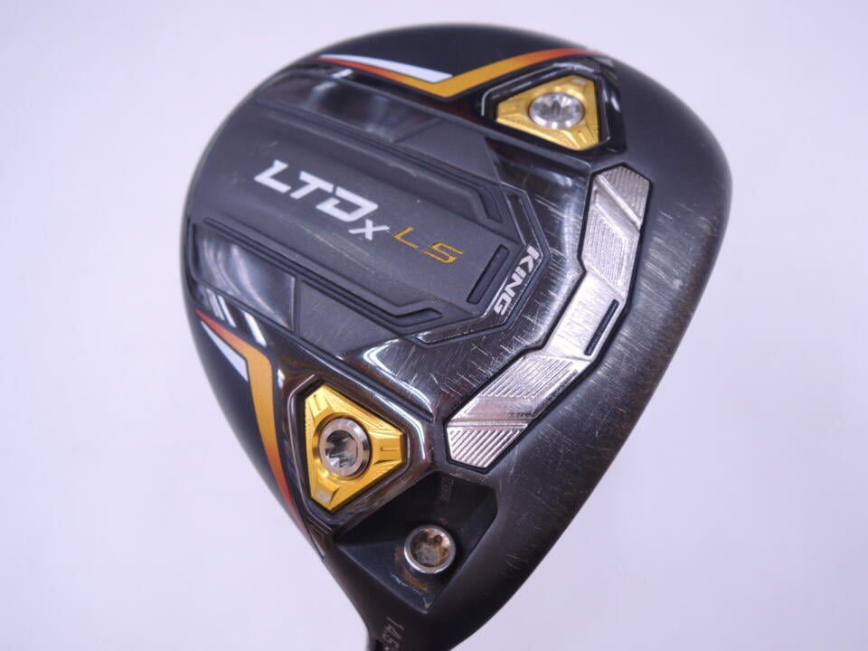 【中古】【訳あり】コブラ KING LTDx LS Gold/Black フェアウェイウッド 3W 14.5° Sフレックス 43.0インチ ヘッドカバーあり ディアマナ R60 リシャフト品 Dランク 右利き用 COBRA ゴルフクラブ キング|ゴルフ ドゥ 中古クラブ店