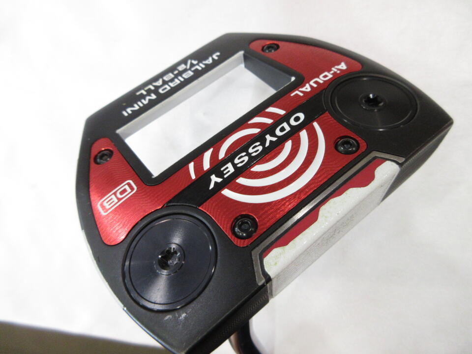 【中古】オデッセイ Ai-DUAL 1/2-BALL JAILBIRD MINI DB パター 34.0インチ ヘッドカバーあり オリジナルスチール Cランク 右利き用 ODYSSEY ゴルフクラブ ゴルフドゥ ゴルフ用品 GOLF DO 中古ゴルフクラブ｜ゴルフ ドゥ 中古クラブ店 22,450円
