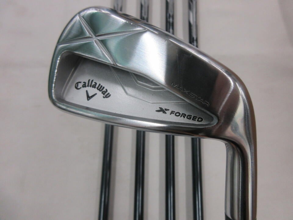 【中古】キャロウェイ X FORGED MAX STAR アイアンセット UNIフレックス 37.5インチ UST recoil DART 6T for Callaway Cランク 右利き用 Callaway ゴルフクラブ エックスフォージドマックススター ゴルフドゥ｜ゴルフ ドゥ 中古クラブ店