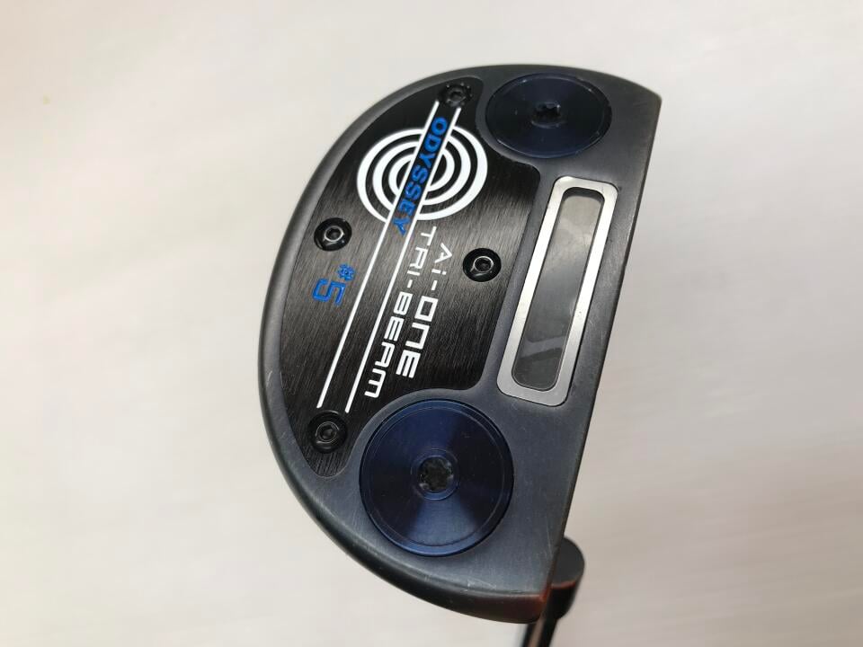 【中古】オデッセイ Ai-ONE TRI-BEAM #5 パター 33.0インチ ヘッドカバーあり オリジナルスチール Cランク 右利き用 ODYSSEY ゴルフクラブ ゴルフドゥ ゴルフ用品 GOLF DO 中古ゴルフクラブ|ゴルフ ドゥ 中古クラブ店
