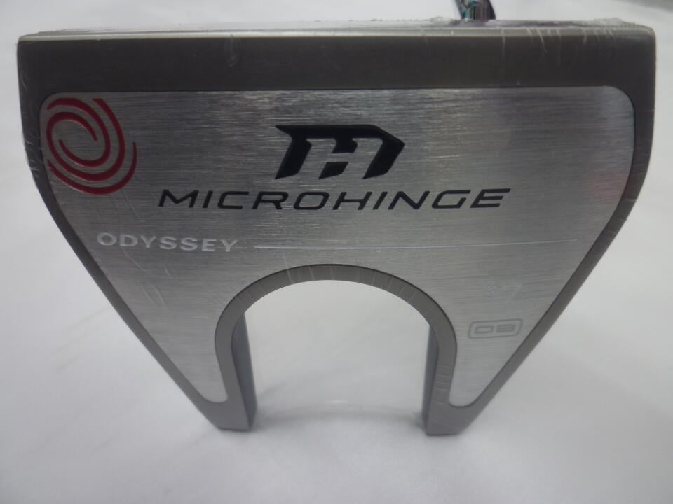 【中古】オデッセイ MICROHINGE #7 DB パター 34.0インチ ヘッドカバーあり オリジナルスチール Aランク 右利き用 ODYSSEY ゴルフクラブ ゴルフドゥ ゴルフ用品 GOLF DO 中古ゴルフクラブ|ゴルフ ドゥ 中古クラブ店