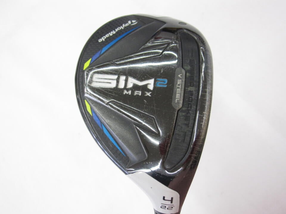 【中古】テーラーメイド SIM2 MAX ユーティリティ 22° Sフレックス 39.5インチ ヘッドカバーあり KBS MAX MT85 JP Dランク 右利き用 Taylormade ゴルフクラブ シム2マックス ゴルフドゥ ゴルフ用品 GOLF DO|ゴルフ ドゥ 中古クラブ店