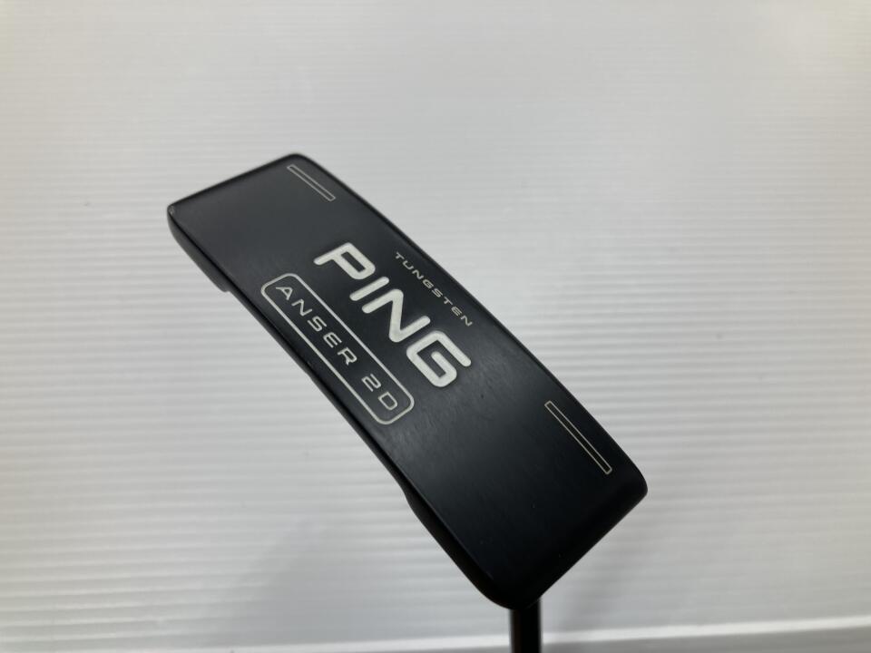 【中古】ピン 2023 ANSER 2D パター 34.0インチ ヘッドカバーあり オリジナルカーボン Cランク 右利き用 PING ゴルフクラブ ゴルフドゥ ゴルフ用品 GOLF DO 中古ゴルフクラブ｜ゴルフ ドゥ 中古クラブ店