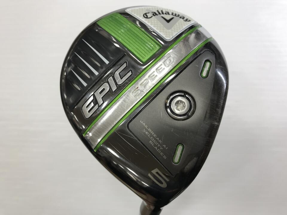 【中古】キャロウェイ EPIC SPEED フェアウェイウッド 5W 18&deg; Sフレックス 42.25インチ Diamana 50 for Callaway(EPIC SPEED) Dランク 右利き用 Callaway ゴルフクラブ エピックスピード ゴルフドゥ ゴルフ用品｜ゴルフ ドゥ 中古クラブ店