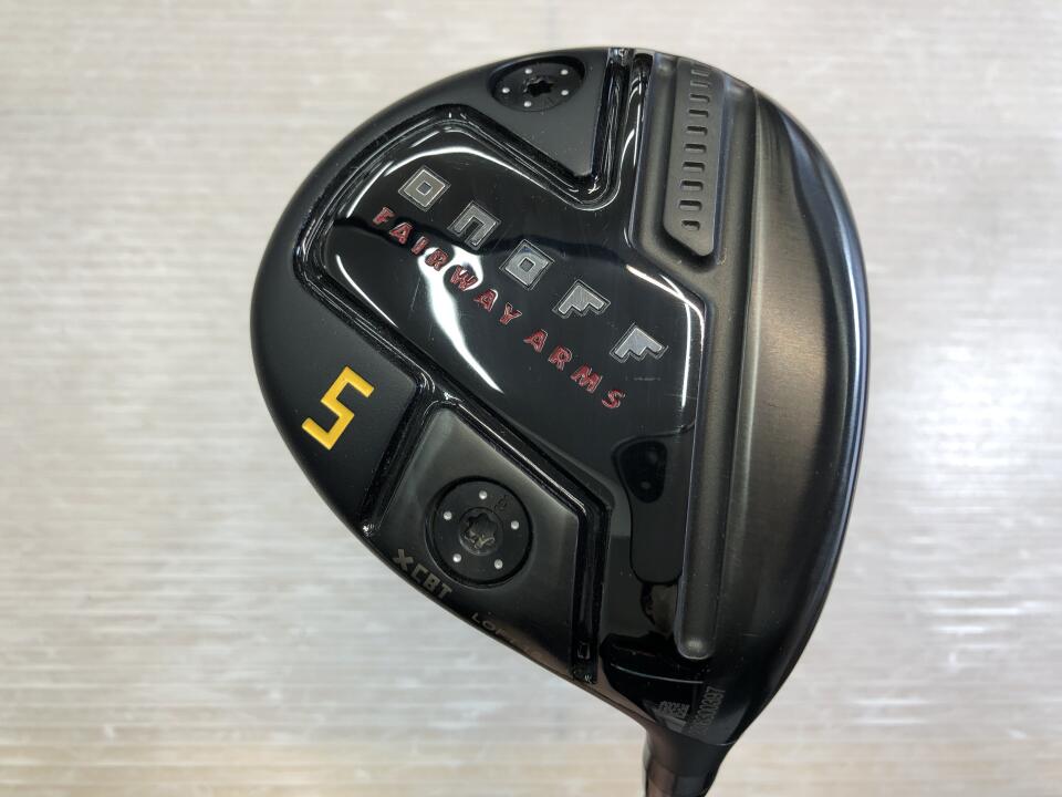 【中古】グローブライド ONOFF FAIRWAY ARMS KURO 2024 フェアウェイウッド 5W 18° Sフレックス 42.5インチ CBT:624F Cランク 右利き用 GLOBERIDE ゴルフクラブ オノフ フェアウェイアームズ クロ ゴルフドゥ|ゴルフ ドゥ 中古クラブ店