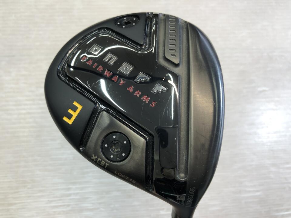 【中古】グローブライド ONOFF FAIRWAY ARMS KURO 2024 フェアウェイウッド 3W 15&deg; Sフレックス 43.25インチ CBT:624F Cランク 右利き用 GLOBERIDE ゴルフクラブ オノフ フェアウェイアームズ クロ ゴルフド｜ゴルフ ドゥ 中古クラブ店