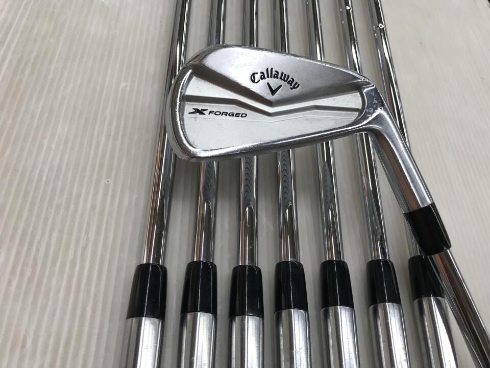 【中古】キャロウェイ X FORGED 2024 アイアンセット 26&deg; S300フレックス 38.0インチ ﾀﾞｲﾅﾐｯｸｺﾞｰﾙﾄﾞ リシャフト品 Cランク 右利き用 Callaway ゴルフクラブ エックスフォージド2024 ゴル｜ゴルフ ドゥ 中古クラブ店