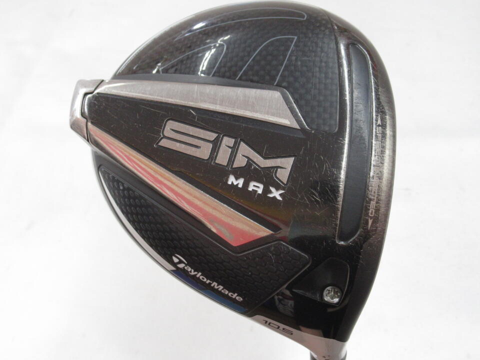【中古】テーラーメイド SIM MAX ドライバー 10.5° Sフレックス 45.5インチ SPEEDER 474 EVOLUTION3 リシャフト品 Dランク 右利き用 Taylormade ゴルフクラブ シムマックス ゴルフドゥ ゴルフ用品 GOLF DO 中|ゴルフ ドゥ 中古クラブ店