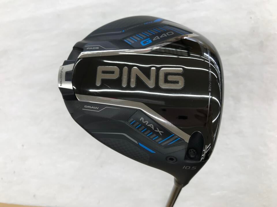 【中古】ピン G440 MAX ドライバー 10.5&deg; Sフレックス 45.0インチ ヘッドカバーあり TOUR 2.0 BLACK 65 Bランク 右利き用 PING ゴルフクラブ G440マックス ゴルフドゥ ゴルフ用品 GOLF DO 中古ゴルフクラブ｜ゴルフ ドゥ 中古クラブ店