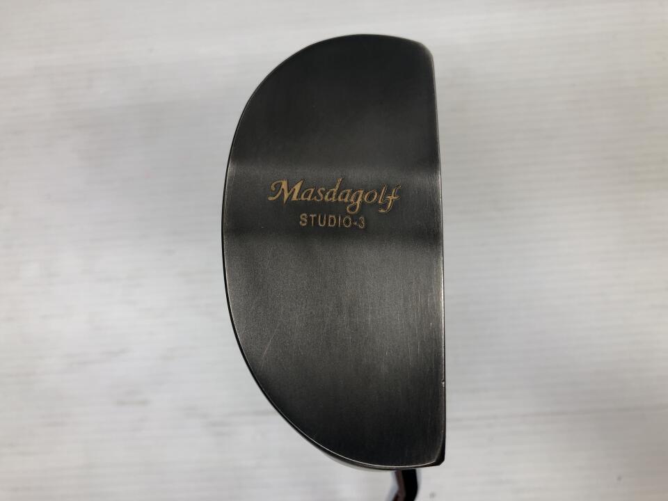 【中古】マスダ STUDIO-3 パター 34.0インチ ヘッドカバーあり オリジナルスチール Cランク 右利き用 Masda ゴルフクラブ ゴルフドゥ ゴルフ用品 GOLF DO 中古ゴルフクラブ｜ゴルフ ドゥ 中古クラブ店