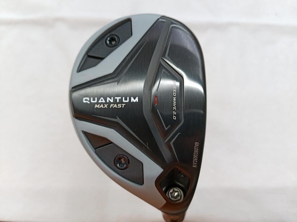 【中古】キャロウェイ QUANTUM MAX FAST ユーティリティ 25&deg; Sフレックス 39.0インチ ヘッドカバーあり ATHLEMAX 60 for Callaway Cランク 右利き用 Callaway ゴルフクラブ クオンタムマックスファスト ゴル｜ゴルフ ドゥ 中古クラブ店