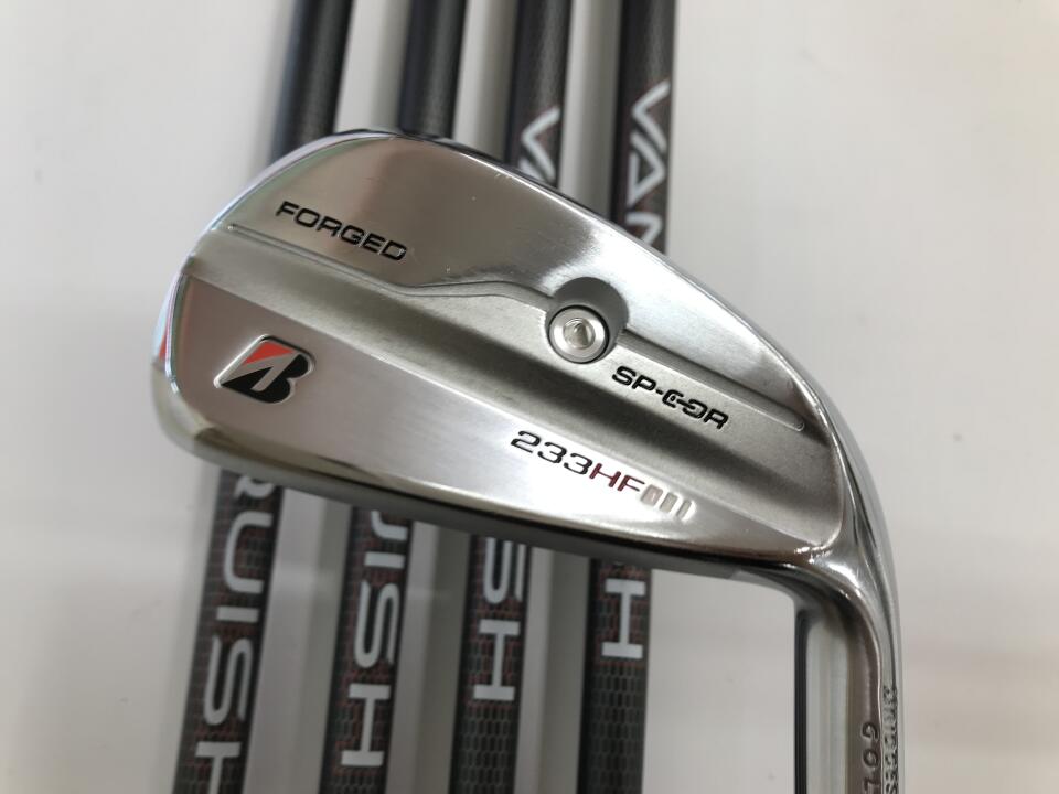 【中古】ブリヂストン 233HF アイアンセット Rフレックス 37.75インチ VANQUISH BS50i Cランク 右利き用 BRIDGESTONE ゴルフクラブ ゴルフドゥ ゴルフ用品 GOLF DO 中古ゴルフクラブ|ゴルフ ドゥ 中古クラブ店