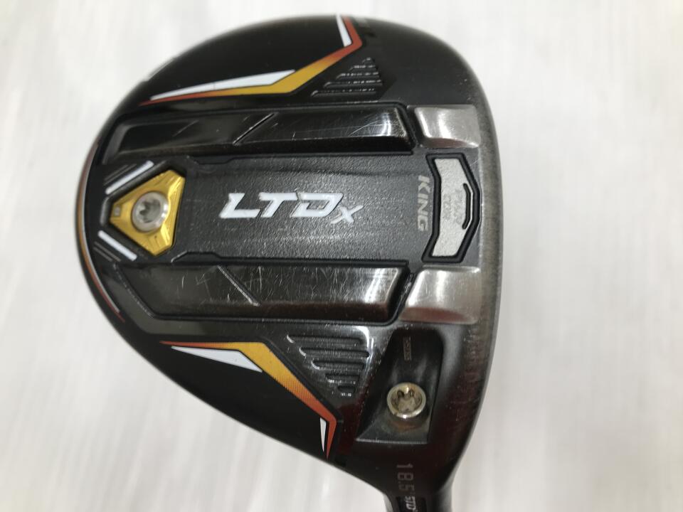 【中古】コブラ KING LTDx Gold/Black フェアウェイウッド FW 18.5° Sフレックス 42.5インチ ヘッドカバーあり ツアーAD UB-6 Dランク 右利き用 COBRA ゴルフクラブ キング ゴルフドゥ ゴルフ用品 GOLF DO|ゴルフ ドゥ 中古クラブ店