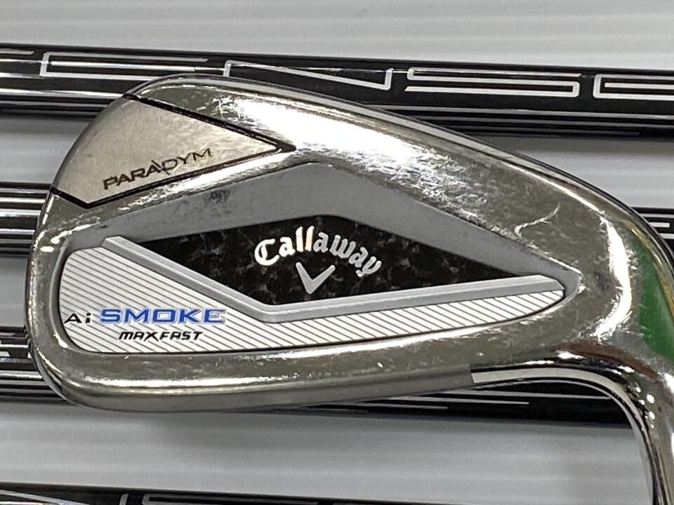 【中古】キャロウェイ PARADYM Ai SMOKE MAX FAST アイアンセット 24&deg; Rフレックス 37.75インチ TENSEI 40 for Callaway(Ai SMOKE) Cランク 右利き用 Callaway ゴルフクラブ パラダイムAiスモークマックスファスト｜ゴルフ ドゥ 中古クラブ店