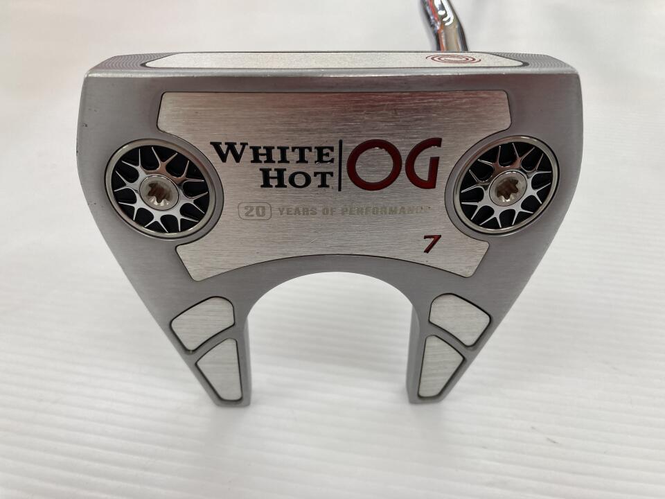 【中古】オデッセイ ホワイト ホット OG #7 パター 35.0インチ ヘッドカバーあり カスタムスチール リシャフト品 Cランク 右利き用 ODYSSEY ゴルフクラブ ゴルフドゥ ゴルフ用品 GOLF DO 中古ゴル｜ゴルフ ドゥ 中古クラブ店