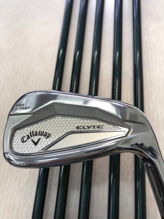 【中古】キャロウェイ ELYTE MAX FAST アイアンセット 25° Rフレックス 37.5インチ LIN-Q GREEN 40 for Callaway Cランク 右利き用 Callaway ゴルフクラブ エリートマックスファスト ゴルフドゥ ゴルフ用品 GO|ゴルフ ドゥ 中古クラブ店