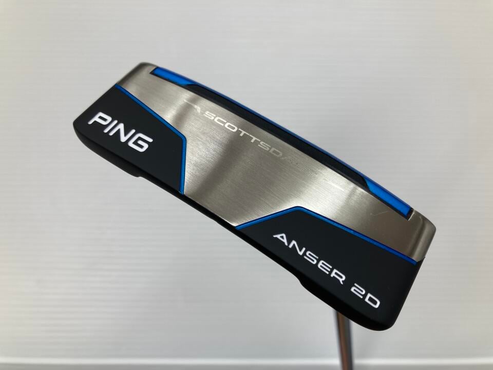 【中古】ピン SCOTTSDALE ANSER 2D パター 32.0インチ ヘッドカバーあり オリジナルスチール Bランク 右利き用 PING ゴルフクラブ スコッツデール アンサー2D ゴルフドゥ ゴルフ用品 GOLF DO 中古ゴル｜ゴルフ ドゥ 中古クラブ店