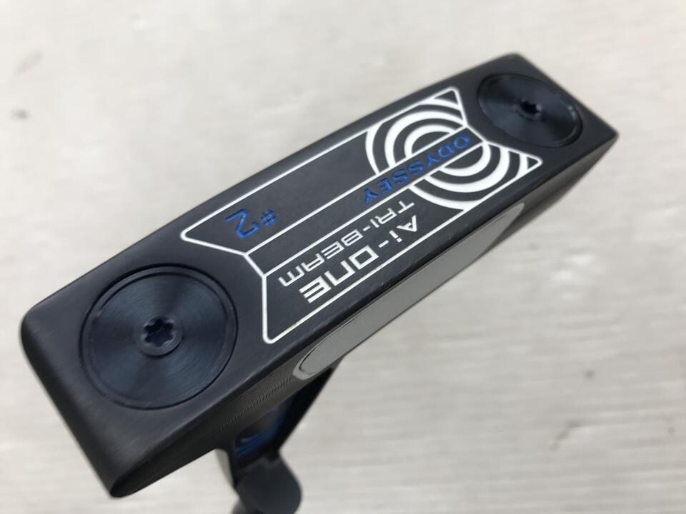 【中古】オデッセイ Ai-ONE TRI-BEAM #2 パター 33.0インチ ヘッドカバーあり オリジナルスチール Bランク 右利き用 ODYSSEY ゴルフクラブ ゴルフドゥ ゴルフ用品 GOLF DO 中古ゴルフクラブ|ゴルフ ドゥ 中古クラブ店