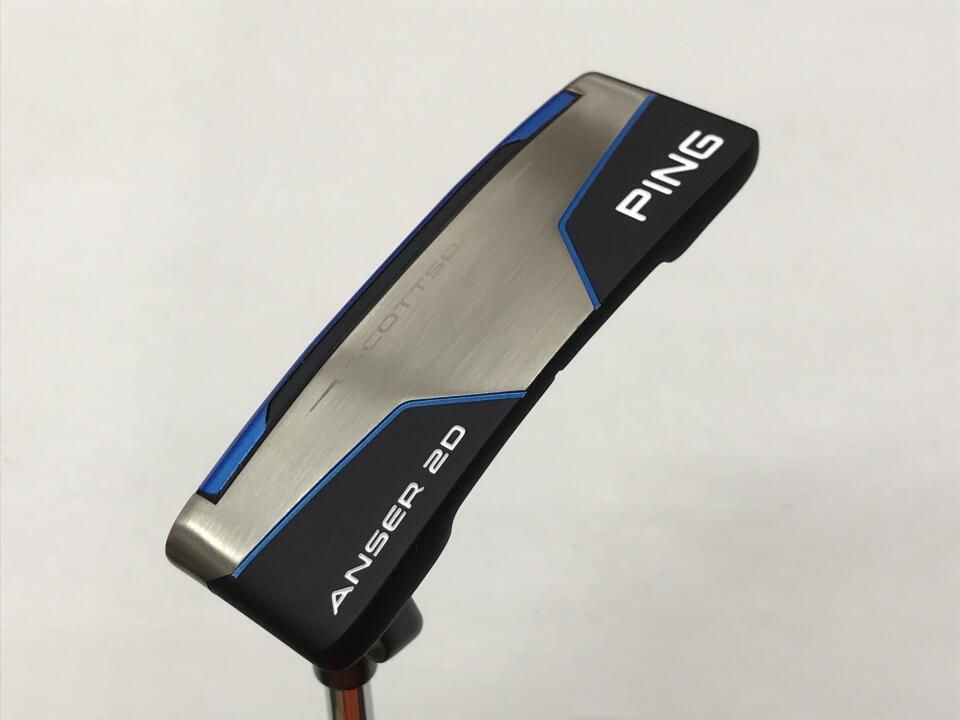 【中古】ピン SCOTTSDALE ANSER 2D パター 34.0インチ ヘッドカバーあり オリジナルスチール Bランク 左利き用 PING ゴルフクラブ スコッツデール アンサー2D ゴルフドゥ ゴルフ用品 GOLF DO 中古ゴル｜ゴルフ ドゥ 中古クラブ店