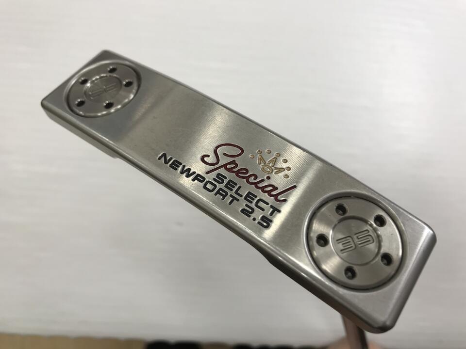 【中古】タイトリスト SC Special SELECT NEWPORT 2.5 パター 34.0インチ ヘッドカバーあり オリジナルスチール Cランク 右利き用 Titleist ゴルフクラブ スコッティキャメロン スペシャルセレクト ニュ｜ゴルフ ドゥ 中古クラブ店